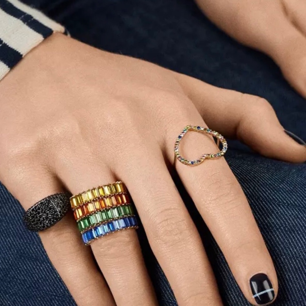 Open Heart Ring (1 Pc) - Picture 2 of 5